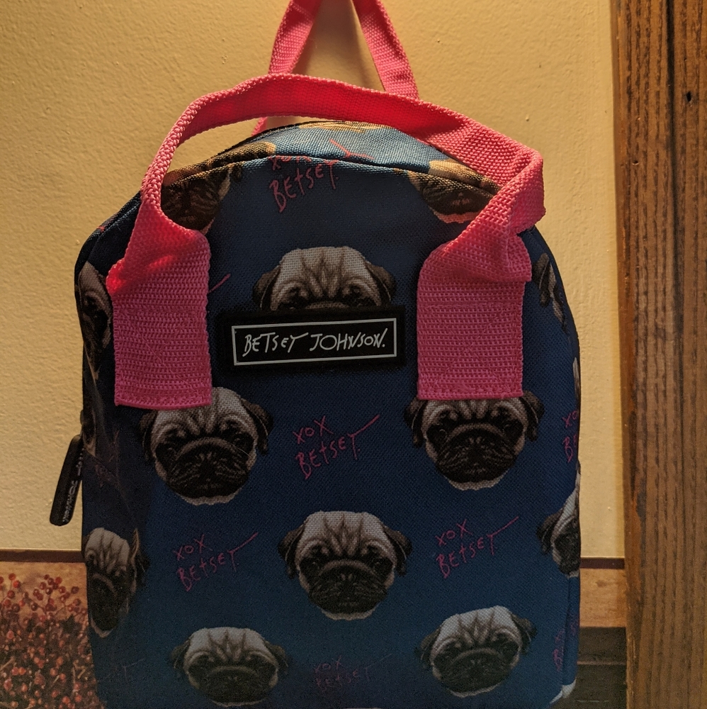 Betsey Johnson Pug Lunch Tote